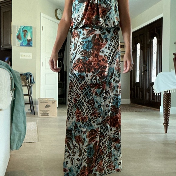 Amore multicolored dress, Cotton blend,  Small, Pre-owned - Picture 2 of 4